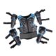 thumbnail image 4 of Traje de protección para niños para motocicleta, equipo de protección para montar, protector transpirable, equipo para adolescentes para carreras de Azul, 4 of 8