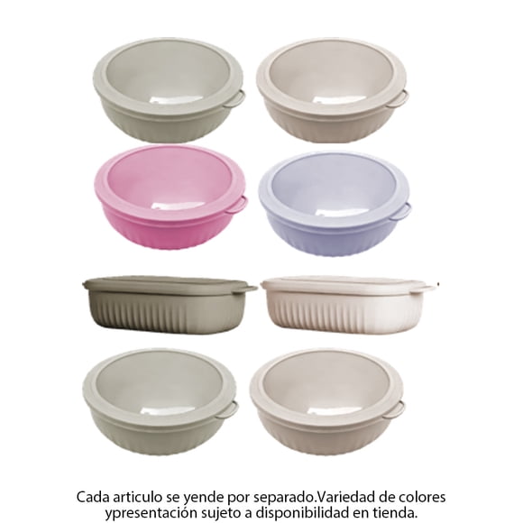 Contendor Prichos Redondo O Rectangular Colores 1 Pieza