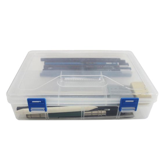 unbranded 1Ud Caja Para Lápices De Plástico Y Resistente Para Uso