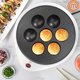 thumbnail image 5 of MasterChef Electric Ebelskiver Maker Delicioso Takoyaki japonés casero, agujeros para rosquillas, bolas de pulpo, Aebleskivers, danés, antiadherente fácil de limpiar, divertido regalo de día festivo, 5 of 5
