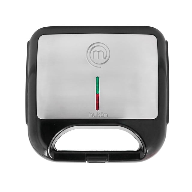 Sandwichera MasterChef 2 puestos, Acero Inox