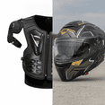 thumbnail image 3 of Equipamiento para motociclistas adultos,Equipo de protección transpirable para motociclistas adultos,Protector de motocross cómodo,Cascos protectores, 3 of 8