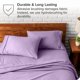 thumbnail image 5 of Bare Home Juego de Fundas de Almohada Colección Premium 1800, Doble Cepillado, Ultra Suave, Tamaño King, Lavanda, 2 Unidades, 5 of 7