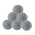 thumbnail image 4 of 6 pelotas de tenis de 64 mm de diámetro para perros de entrenamiento y ejercicio. Gris, 4 of 9
