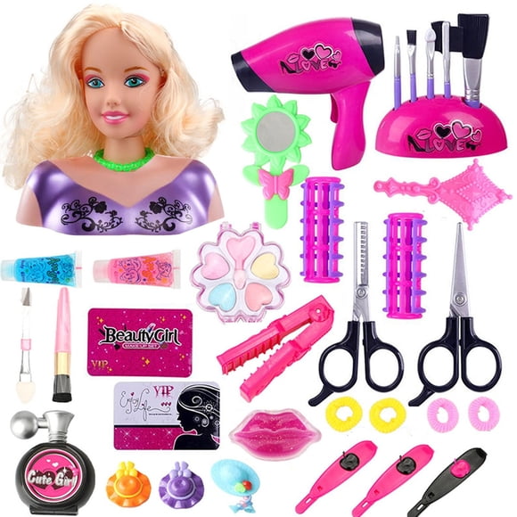 Cabeza de Muñeca onlyliua para Peinar el cabello 24 ml