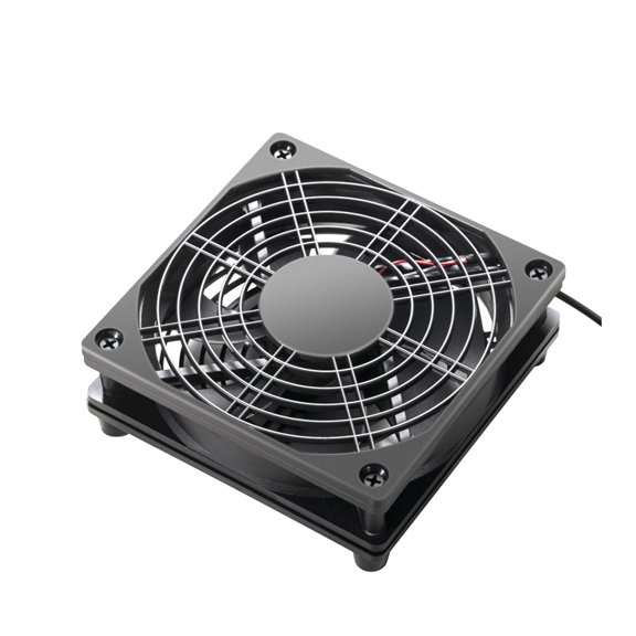 MOKKHNB Ventilador De Gabinete Para Computadora Color Negro Con Enfriamiento Y Operación Silenciosa