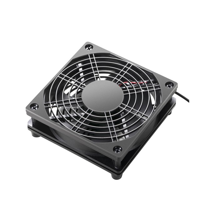 MOKKHNB Ventilador De Gabinete Para Computadora Color Negro Con Enfriamiento Y Operación Silenciosa