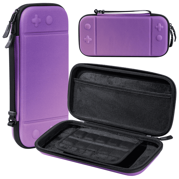 Funda de transporte compatible con Nintendo Switch 2: funda protectora rígida e impermeable con diseño de colores degradados