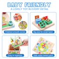 thumbnail image 4 of Juguete Montessori de madera Activity Cube KMTJT para más de 12 meses con juego, 4 of 7