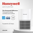 thumbnail image 2 of Purificador de aire Honeywell HPA125W HEPA, cobertura de 49 m², blanco, 2 of 9