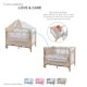 thumbnail image 2 of Cuna Corral Colecho D'bebé Love & Care Con Mosquitero Beige, 2 of 10