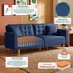 thumbnail image 2 of Sofá Cama Makora Maxim Azul Lino 3 Posiciones con Soft Foam Reclinable, 2 of 9