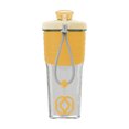 thumbnail image 2 of MTBLYS Botella mezcladora de proteínas | Vaso mezclador de 700 ml (24 oz) | Con bola mezcladora | Portátil y a prueba de fugas | Suplemento pre-entrenamiento | Uso en gimnasio y fitness, 2 of 8