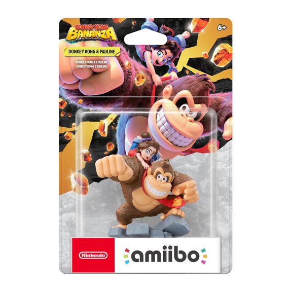Nintendo amiibo - Donkey Kong and Pauline - Donkey Kong Bananza Series