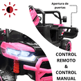 thumbnail image 2 of Montable Eléctrico para Niños Tractor 6x6 Caja de Vuelco Atomática Luz y Sonido Bluetooth 12v - Rosa, 2 of 8