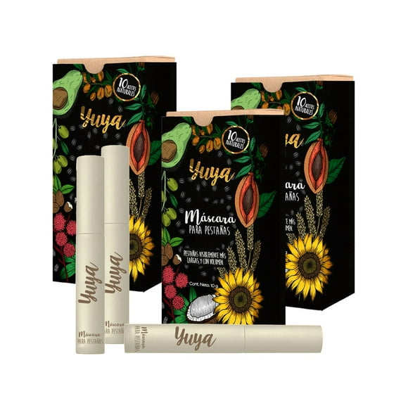 Pack 3 Máscaras para pestañas Yuya 10 aceites 10g c/u