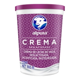 Crema ácida Alpura deslactosada de 900 ml