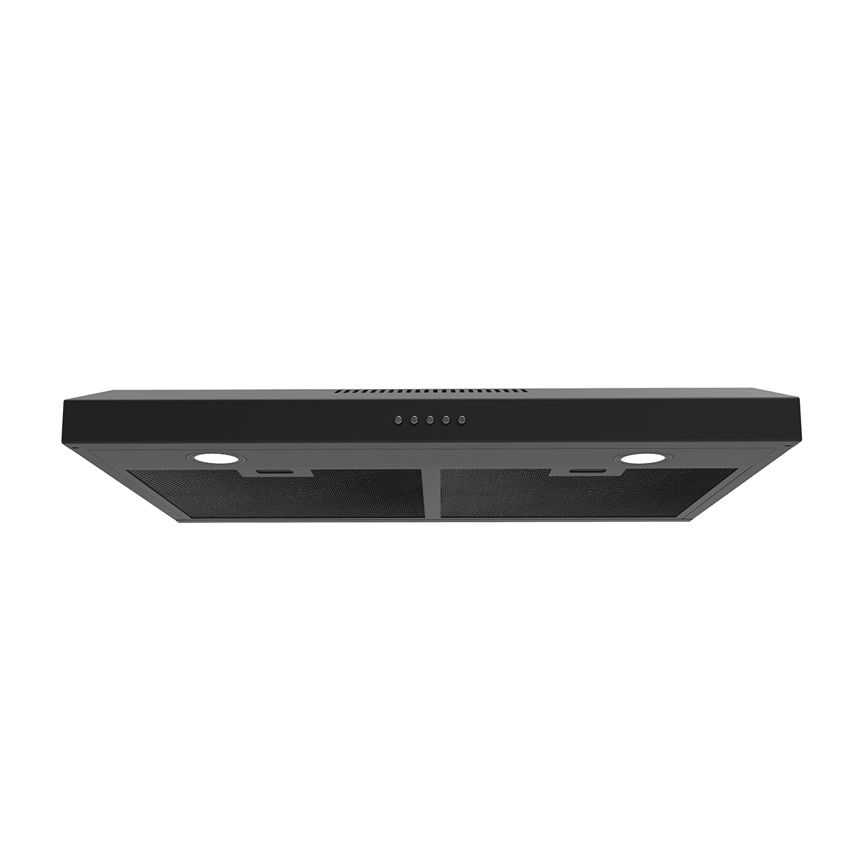 Campana bajo Alacena IHD FULL BLACK Modelo CB100N 75 de 75 cm (30") en Acero en Negro