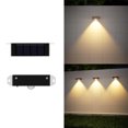 thumbnail image 1 of Luces solares para exteriores, lámpara de pared para el hogar, diseño de jardín, balcón, patio, decoración de pared, 1 of 7
