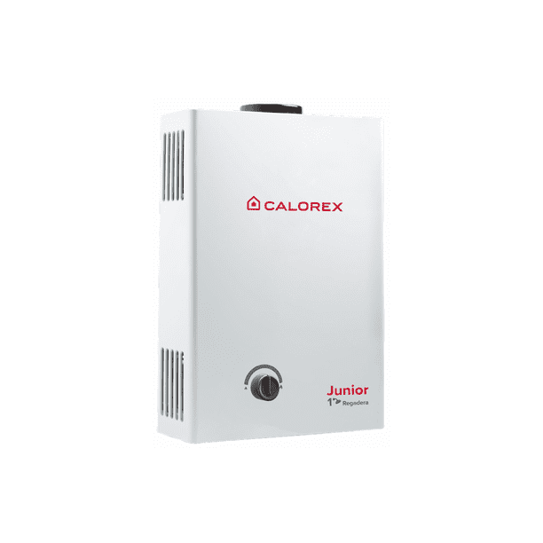 Calentador de Agua de Paso Calorex 6 L/min Junior GI-06 | Gas LP | 1 Servicio | Compacto y Eficiente