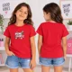 thumbnail image 2 of Pack 3 Playeras para Niña Estampadas Algodón Tallas 4 a 8, 2 of 4