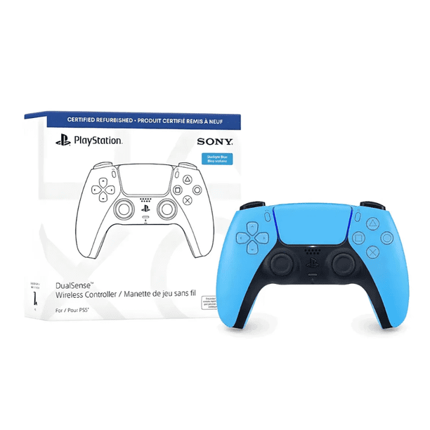 Control Inalámbrico Dualsense Ps5 Starlight Blue Certificado por Sony