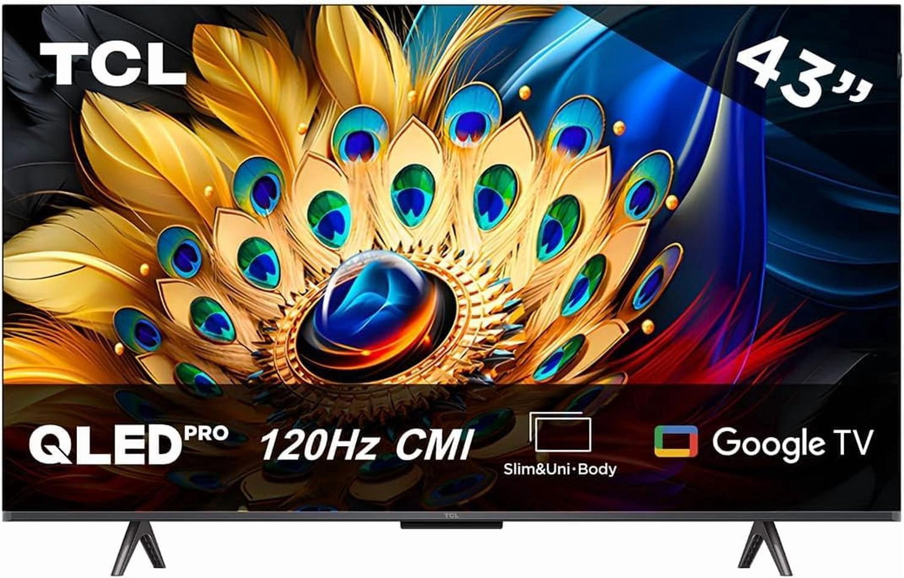 Smart TV TCL 43 Pulgadas QLED 4K HDR Dolby Audio Compatible Alexa Reacondicionada