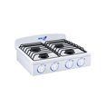 thumbnail image 2 of Parrilla de Gas Sobrepuesta IEM 51 cm 4 Quemadores Blanca con Cubierta Porcelanizada, 2 of 4