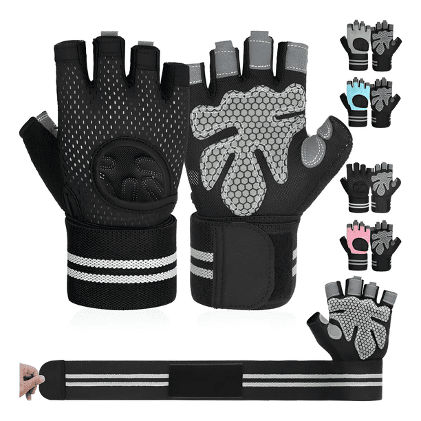 Guantes Para Gym Pesas Deportivos Muñequeras Mujer Y Hombre Xtellar rosa