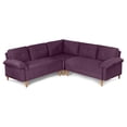 thumbnail image 3 of Sala Esquinera De Velvet Morado Modelo Elton, 3 of 5