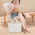 thumbnail image 4 of Travel Storage Bag Large Capacity Draining Storage Bag Dry Wet Separation Beach Bag Mesh Tote Bag, 4 of 6