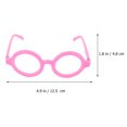 thumbnail image 4 of BRIGHTFUFU 10 piezas de gafas redondas de bebés marcos de gafas divertidas marcos de fotografía accesorios, 4 of 7