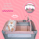 thumbnail image 4 of Cuna Corral Mecedora Y Colecho 4en1 Para Bebés Tuscani Ibaby rosa, 4 of 10