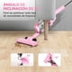 thumbnail image 3 of Aspiradora Con Cable INSE - Ultraligera y Sin Bolsa, Color Rosa, Ideal para Hogar, Suelos Duros, Alfombras, Pelo de Mascotas y Coche, 3 of 9