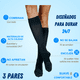 thumbnail image 2 of Calcetas de compresión IdealFit Mujer Color negro 3 pares, 2 of 5