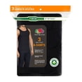 thumbnail image 4 of Camiseta Fruit Of The Loom para Hombre sin Mangas Negra, 3 Piezas, Talla G, 4 of 4