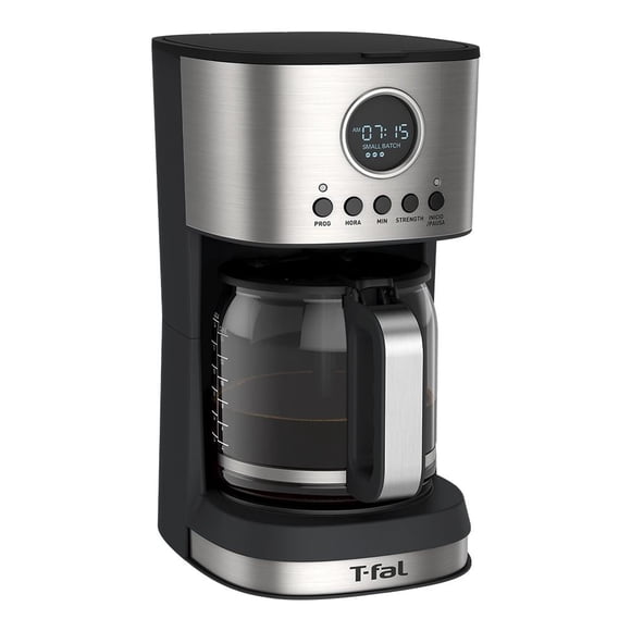 Cafetera  Programable T-Fal Excellence 14 Tazas Plata