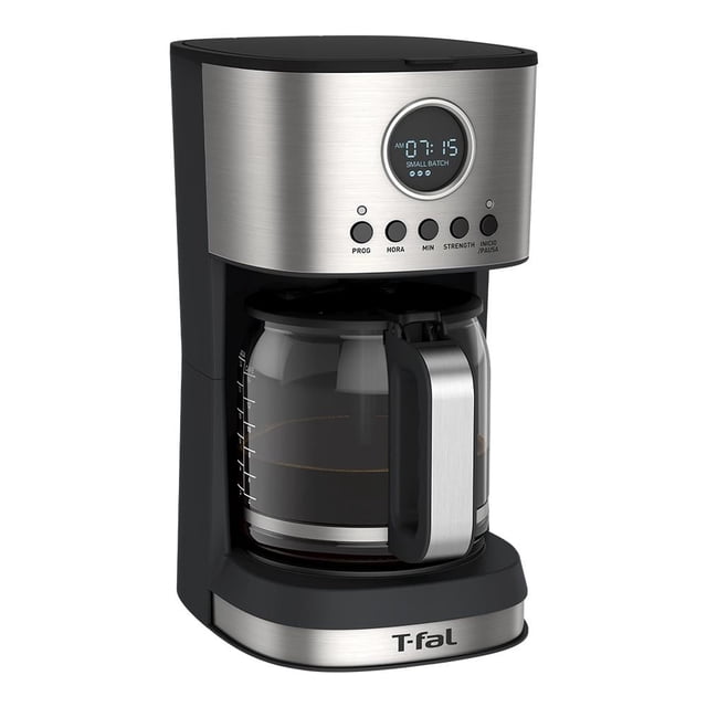Cafetera Programable T-Fal Excellence 14 Tazas Plata