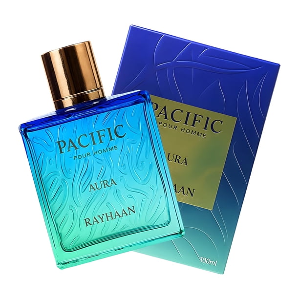 香水(男性用) PACIFIC AURA RAYHAAN 100ml Perfume RAYHAAN Pacific Aura Eau de Parfum 100 ml para hombre