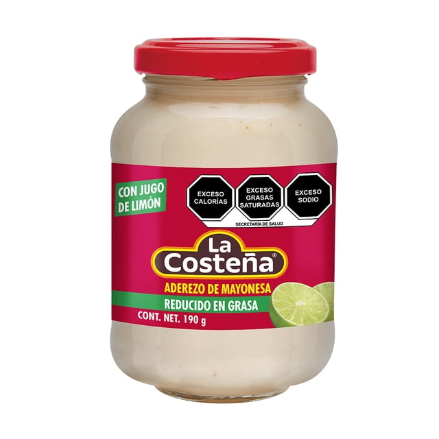 Aderezo de Mayonesa La Costeña Reducido en Grasa 190 g