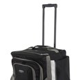 thumbnail image 4 of Olympia U.S.A. 22 inch Carry On 8 Pockets Wheeled Rolling Duffel Bag Water Resistant Luggage Lightweight Travel Suitcase with Retractable Handle, 4 of 9