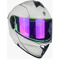 thumbnail image 2 of Casco De Moto Kov Thunder Waves Blanco Certificado Dot, 2 of 3