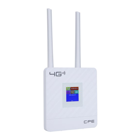 Enrutador De Internet Inalámbrico, Enrutador De CPU De Computadora Elegante Y Delgado, Portátil Con Antenas Duales Incorporadas Para Transmisión Para Cobertura De Largo Alcance