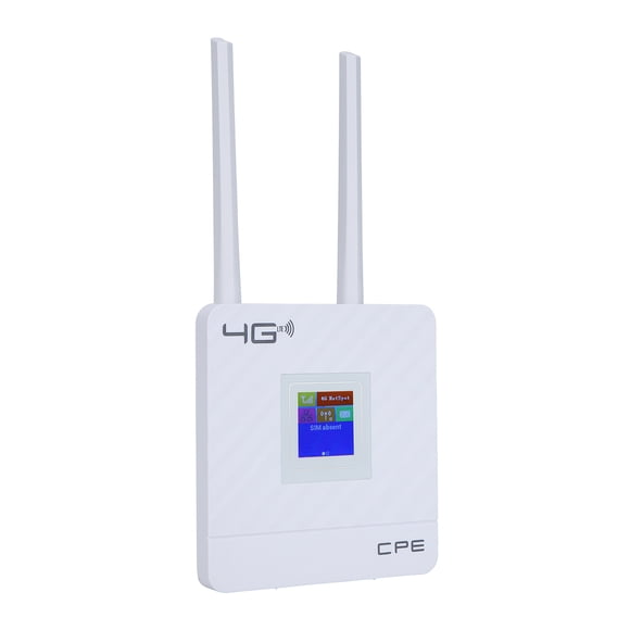 Enrutador De Internet Inalámbrico, Enrutador De CPU De Computadora Elegante Y Delgado, Portátil Con Antenas Duales Incorporadas Para Transmisión Para Cobertura De Largo Alcance