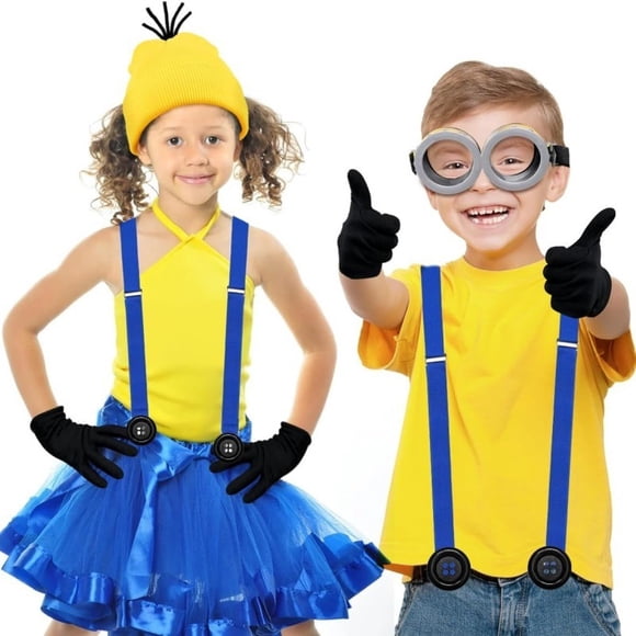 Disfraz de Minions 5 Piezas para Halloween, Fiestas y Juego de Rol