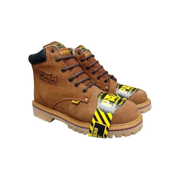 Botas PMA Industriales casuales oro Nobuck Caballero Dama