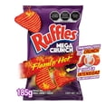 thumbnail image 1 of Papas fritas Ruffles Mega Crunch Flamin´ Hot sabor chile, limon y queso 185g, 1 of 5