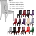 thumbnail image 4 of Billuyoard Viste sillas con estas elegantes fundas para sillas de comedor Protector de silla con funda para silla de comedor de PU Conjuntos de muebles de sala de estar verde, 4 of 6