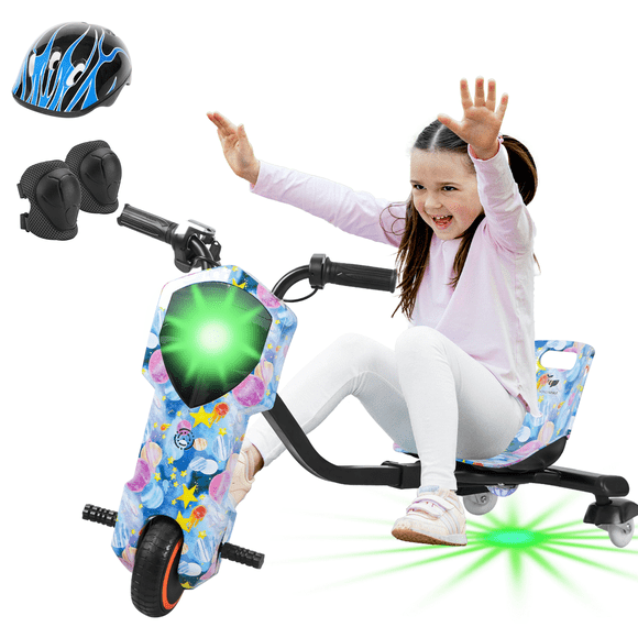 Triciclo Eléctrico Honey Whale MZ-008 Azul