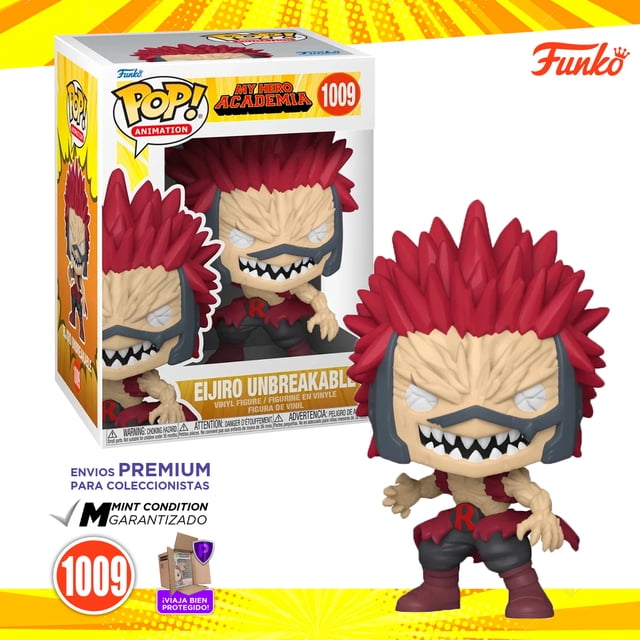 Funko Pop Eijiro Kirishima Irrompible #1009 My Hero Academia Funko Eijiro Unbreakable Anime